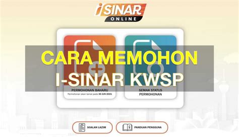 9 891 просмотр 9,8 тыс. Cara Memohon I-Sinar KWSP Akaun 1 Secara Online - TCER.MY