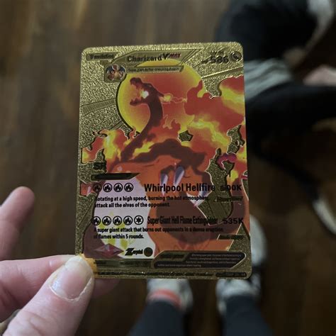 Mavin Charizard Vmax Gold Foil Pokemon Card Rare Holo Gx Rainbow