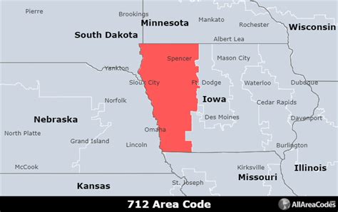 507 Area Code Map