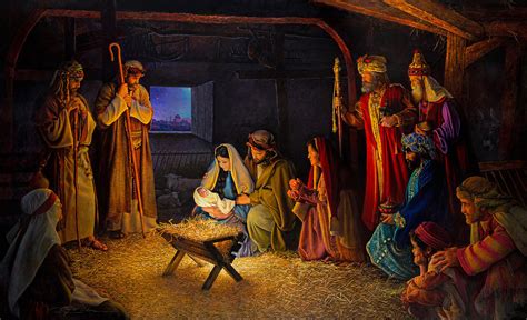 The Nativity Painting By Greg Olsen