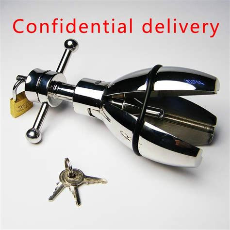 Anal Stretching Open Tool Adult Sex Toy Stainless Steel Anal Plug With Lock Expanding Ass