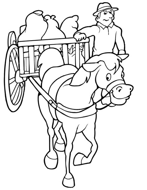 Wagon Coloring Pages Coloring Home