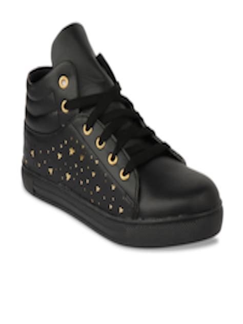 Buy Shoetopia Women Black Sneakers Casual Shoes For Women 8330535