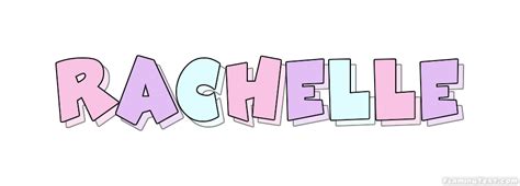 rachelle logo free name design tool from flaming text