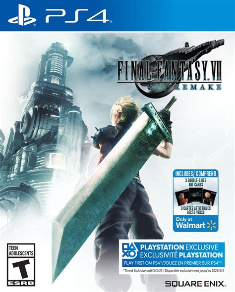 Final Fantasy Vii Remake Standard Edition Ps4 Walmart