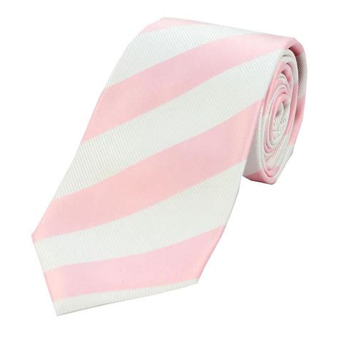 Soprano Accessories Light Pink And White Wide Striped Pediwear