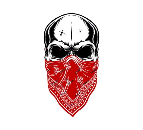 Skull Bandana Svg Png Graphic — Drypdesigns