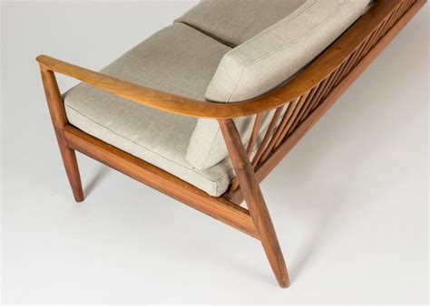 Walnut Sofa By Folke Ohlsson For Dux 1960s For Sale At Pamono