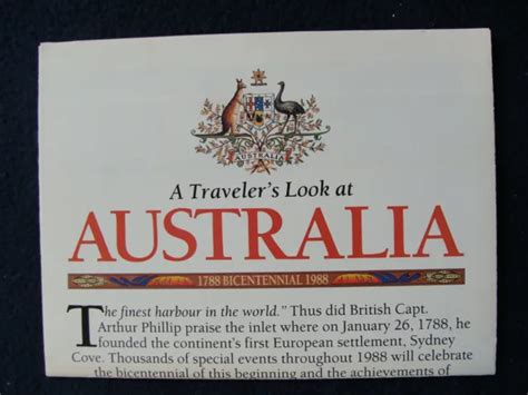 National Geographic Map Supplement A Travelers Look At Australia