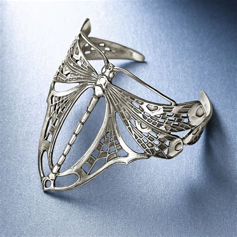 Buy Art Nouveau Silver Bangle From Museum Selection