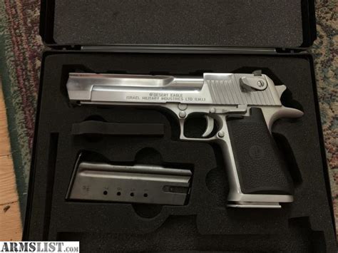 Armslist For Sale Brushed Chrome Desert Eagle In 50 Ae