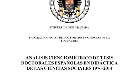 Joaquim Prats Las Tesis Doctorales De Didactica De Las Ciencias Sociales