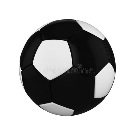 Soccer Football Ball Black White Color Stock Illustrations 3674