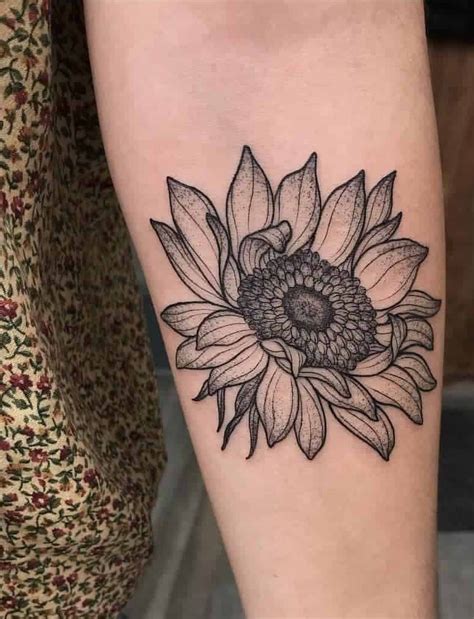 250 Amazing Sunflower Tattoo Designs With Meanings And Ideas Body Art