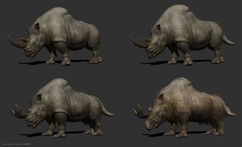 Rhino Creature Arnaud Valette Concept Design Visual Development
