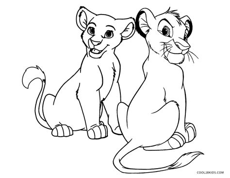 Lovely coloring page of mufasa with nala the parents of simba coloring page of timon and pumbaa free the lion king coloring page with baby simba Free Printable Lion King Coloring Pages For Kids