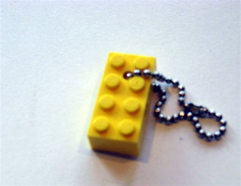 How To Make A Lego Block Keychain 4 Steps Instructables