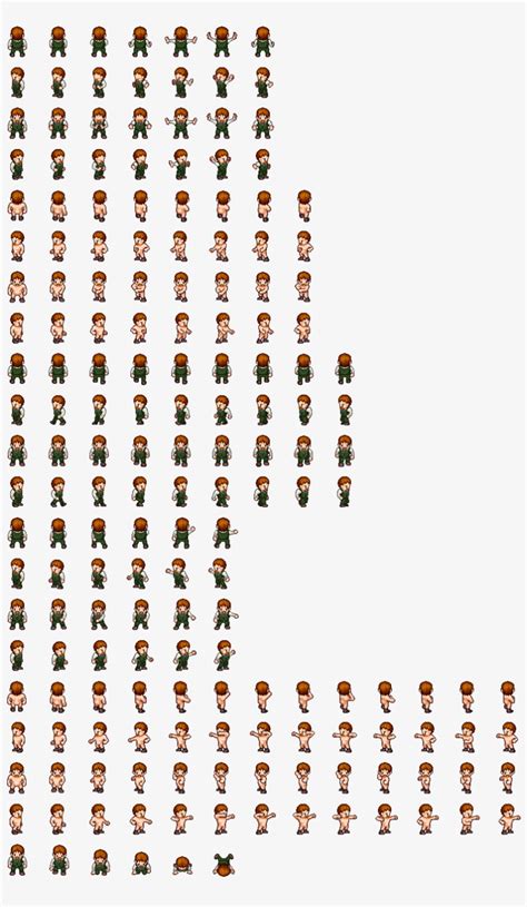 Character Pixel Art Character Sprite Sheet Png Image Transparent Png Free Download On Seekpng