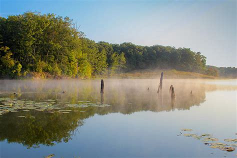 Misty Morning Lake Photograph By Harold Hopkins Fine Art America