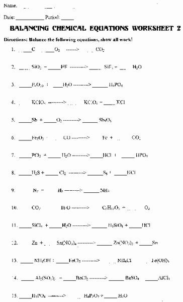 Balancing chemical equations practice worksheet with answers manual , ct110 service manual. Balancing Act Worksheet Answers | BudiRaharjo Worksheets