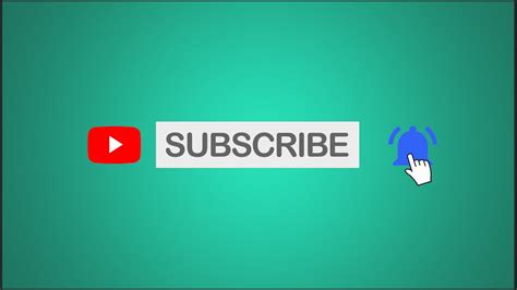 Free Youtube Animated Subscribe Button With Bell Icon Sound Click