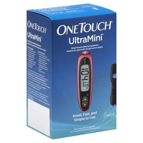 OneTouch UltraMini Pink Glucose Monitoring System 1 Ct Ralphs