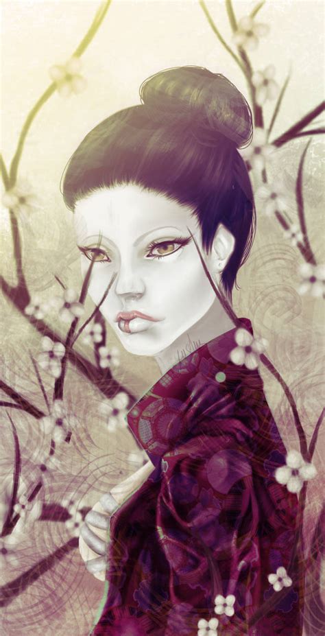 geisha by yushuu92 on deviantart