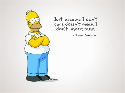 Homer Simpson Funny Quote Pics Hd Desktop Wallpaper Widescreen High