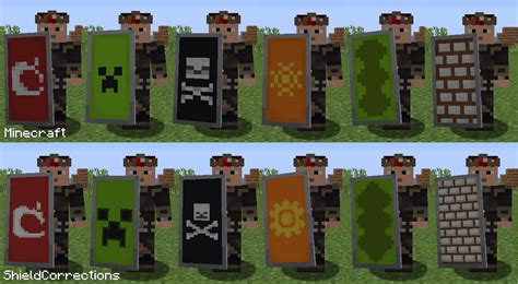 Shield Corrections Minecraft Texture Pack
