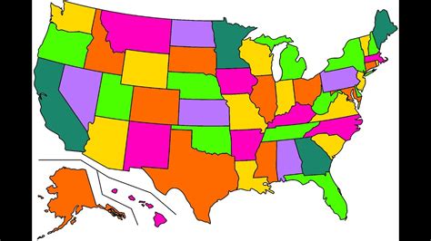 States From Smallest To Biggest With National Anthem Us Mapper