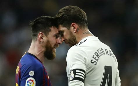Real Madrid vs Barcelona Messi y Ramos se encaran en el Clásico Grupo Milenio