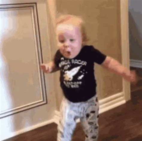 Baby Cute Gif Baby Cute Running Discover Share Gifs Running Away