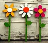 Large Wooden Wall Flowers Images