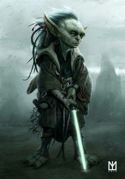 Teenage Yoda Star Wars Concept Art Star Wars Fan Art Yoda Art