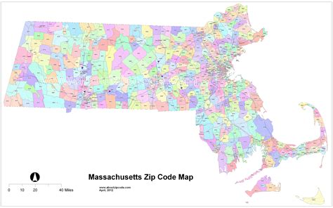 Zip Codes Mass Town