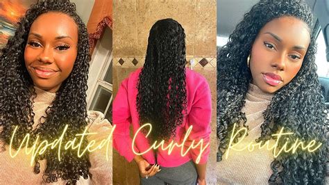 My Updated Curly Routine 3b3c Hair Youtube