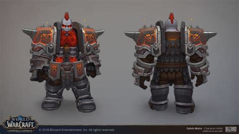 Artstation Dark Iron Dwarf Heritage Armor Calvin Boice Mit Bildern