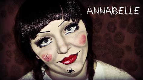 How To Do Halloween Annabelle Face Gails Blog