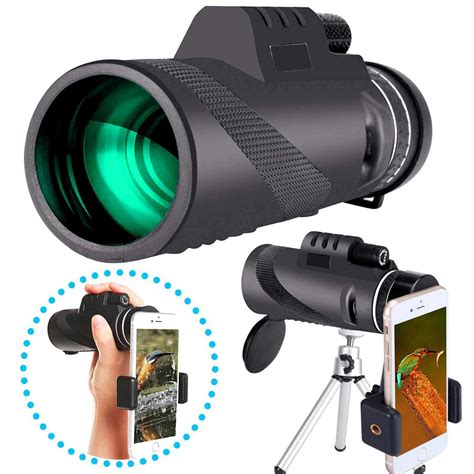 40x60 Powerful Zoom Phone Binoculars Optical Hd Lens Monocular