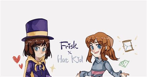 Hatkid Ahatintime Frisk Frisk X Hat Kid Pixiv
