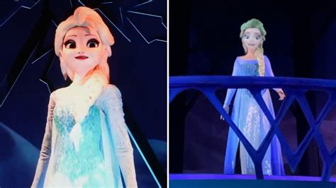 Video Elsa Animatronic With Non Projection Face Revealed For Frozen