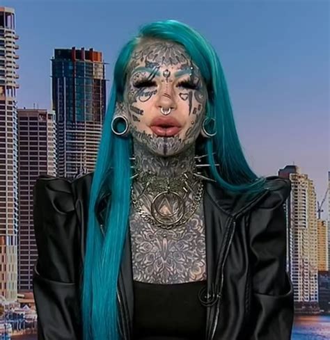 Dragon Girl With 600 Tattoos Went ‘blind After Tattooing Her Eyeballs