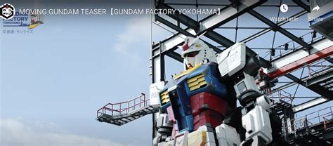 Video Of Giant Gundam Robot Moving In Yokohama Draws Millions On Twitter Japan Today