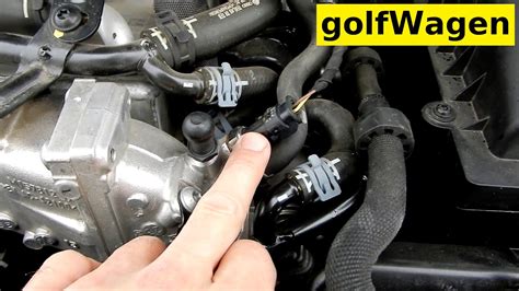 Vw Golf Intake Air Temperature Sensor Replacement P A P D Youtube