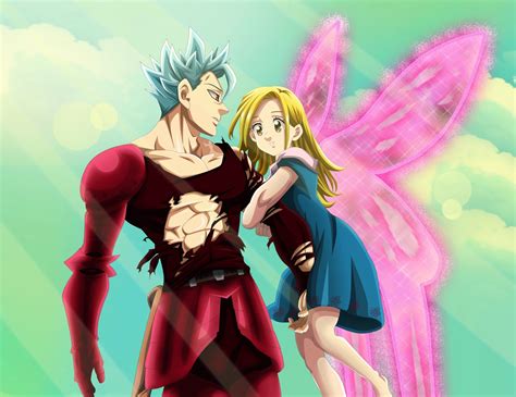 Download Wings Blonde Elaine The Seven Deadly Sins Ban The Seven