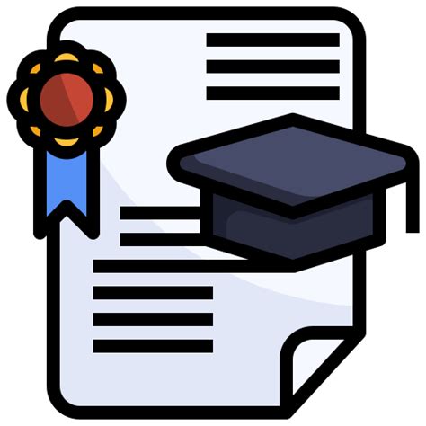 Diploma Iconos Gratis De Educación