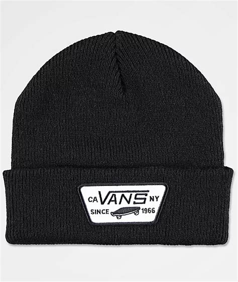 Vans Milford Black Beanie Zumiez