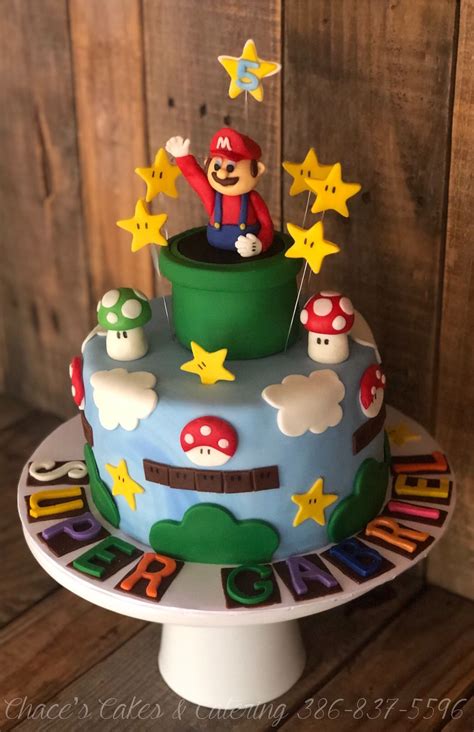 As the fictional protagonist of the mario video games. Super Mario Birthday Cake | Mario birthday cake, Mario ...