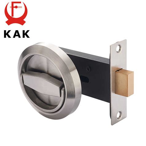 Unilocks Stainless Steel Low Profile Door Locks Hidden Passage Lock