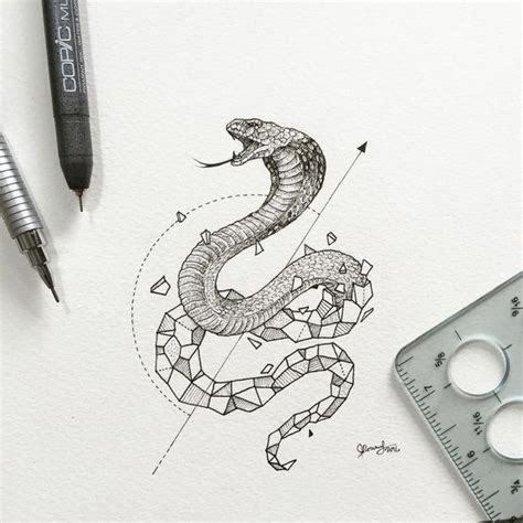 55 Best Snake Tattoos Designs And Ideas With Images Geometric